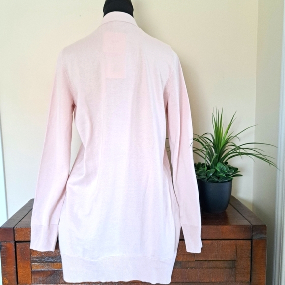 Matty M Pink Open Cardigan Women's Small Lightweight Knit Sweater NWT - Picture 4 of 14